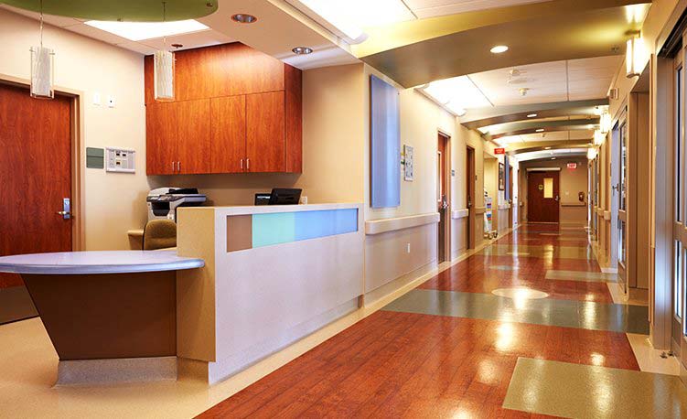 Janitorial Cleaning Services - Clean reception area